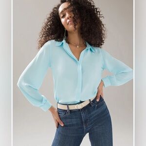 Madewell Silk Button Down Blouse